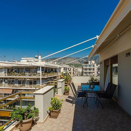 Cozy Seaside Penthouse With Sea & Mountain View. Leilighet Volos Eksteriør bilde