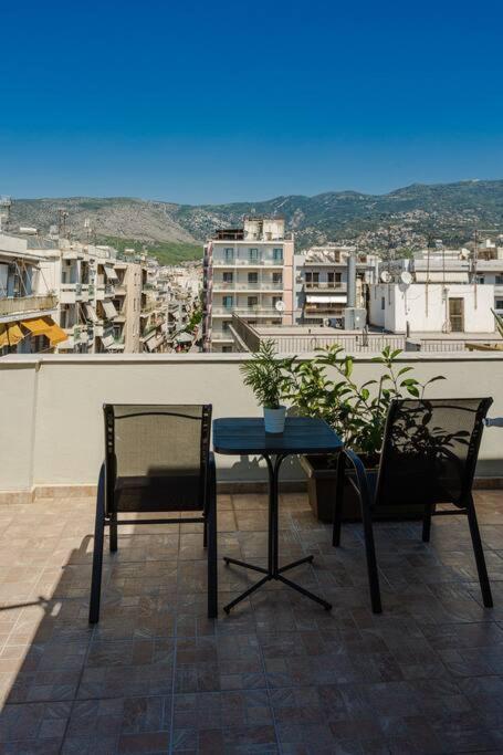 Cozy Seaside Penthouse With Sea & Mountain View. Leilighet Volos Eksteriør bilde